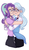 Size: 1800x3100 | Tagged: safe, artist:mili-kat, starlight glimmer, trixie, human, g4, no second prances, hug, humanized, smiling