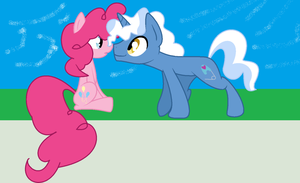 1157725 Safe Artist Jolteonlove33 Pinkie Pie Pokey Pierce Female