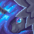 Size: 512x512 | Tagged: safe, artist:begasus, nightmare moon, pony, g4, bust, female, pixel art, portrait, smiling, solo