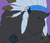 Size: 833x720 | Tagged: safe, screencap, chief thunderhooves, bison, buffalo, g4, over a barrel, cloven hooves, cropped, eyes closed, feather, male, solo focus