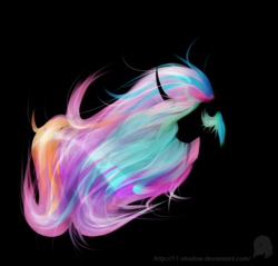 Size: 3141x3000 | Tagged: safe, artist:11-shadow, princess celestia, g4, curved horn, female, high res, horn, minimalist, solo