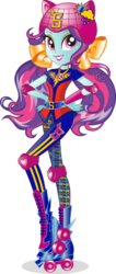 Size: 225x529 | Tagged: safe, sunny flare, equestria girls, g4, my little pony equestria girls: friendship games, box art, female, merchandise, ponied up, simple background, solo, transparent background