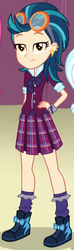 Size: 281x944 | Tagged: safe, screencap, indigo zap, equestria girls, g4, my little pony equestria girls: friendship games, clothes, crystal prep academy uniform, school uniform