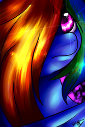 Size: 4000x6000 | Tagged: safe, artist:ognevitsa, rainbow dash, g4, absurd resolution, female, solo