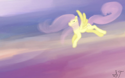Size: 1024x640 | Tagged: safe, artist:silversthreads, fluttershy, g4, female, solo