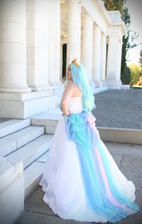 Size: 2130x3378 | Tagged: safe, artist:rabbit, princess celestia, human, g4, clothes, cosplay, costume, high res, irl, irl human, photo, photography