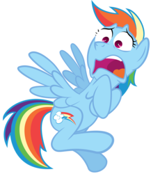 Size: 2780x3200 | Tagged: safe, artist:spellboundcanvas, rainbow dash, g4, no second prances, dat face, faic, female, high res, rainbow dash is best facemaker, scared, shocked, simple background, solo, transparent background, vector