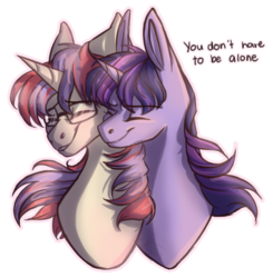 Size: 1116x1139 | Tagged: safe, artist:ebonytails, moondancer, twilight sparkle, g4, female, lesbian, ship:twidancer, shipping