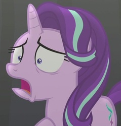 Size: 563x589 | Tagged: safe, screencap, starlight glimmer, g4, no second prances, cropped, faic, female, heartbreak, horrified, open mouth, reaction image, sad, sadlight glimmer, shocked, solo
