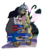 Size: 4500x5400 | Tagged: safe, artist:animation100, angel bunny, fluttershy, bear, beaver, ferret, mouse, rabbit, seal, snake, squirrel, g4, absurd resolution, animal, blushing, clothes, forest, helmet, looking at you, mares of harmony, road, tricycle