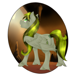 Size: 1024x1024 | Tagged: safe, artist:doodle-28, oc, oc only, cave, solo, stalactite, stalagmite, unshorn fetlocks