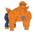 Size: 1280x1215 | Tagged: safe, artist:edcom02, artist:jmkplover, pony, ben grimm, fantastic four, fantastic four: world's greatest heroes, marvel, marvel comics, ponified, simple background, solo, the thing (marvel), transparent background