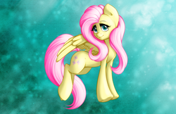 Size: 5100x3300 | Tagged: safe, artist:kelisah, fluttershy, pegasus, pony, g4, absurd resolution, cute, female, mare, shyabetes, solo