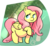 Size: 2186x2021 | Tagged: dead source, safe, artist:biasty, fluttershy, pony, g4, chubby, cute, fat, fattershy, female, high res, looking at you, raised hoof, shyabetes, solo, tree