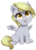 Size: 328x451 | Tagged: safe, artist:silentwulv, derpy hooves, pegasus, pony, g4, cute, derpabetes, female, mare, simple background, smiling, solo, tongue out, transparent background, underp