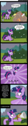 Size: 810x3559 | Tagged: dead source, safe, artist:kingtoby19, apple bloom, scootaloo, sweetie belle, twilight sparkle, squirrel, g4, lesson zero, my little pony: friendship is magic, ball of violence, comic, cutie mark crusaders, dave the barbarian, megaphone, reference, sidemouth, string, twilight snapple