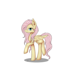 Size: 1024x1024 | Tagged: safe, artist:rubyblossomva, fluttershy, g4, female, solo