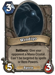 Size: 400x543 | Tagged: safe, windigo, g4, card, crossover, hearthstone, trading card, trading card game