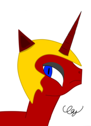 Size: 2480x3408 | Tagged: safe, artist:turtwig pony, oc, oc only, oc:red f***, high res, solo