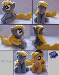 Size: 945x1204 | Tagged: safe, artist:panttahti, artist:setariplush, applejack, derpy hooves, pony, g4, :p, baby, baby pony, babyjack, filly, foal, irl, photo, plushie, tongue out, younger
