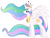 Size: 1280x967 | Tagged: dead source, safe, artist:irishthorns, princess celestia, g4, crown, female, solo