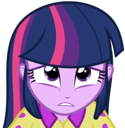 Size: 9636x9887 | Tagged: safe, artist:decprincess, twilight sparkle, equestria girls, g4, absurd resolution, female, humanized, looking up, simple background, solo, transparent background, vector