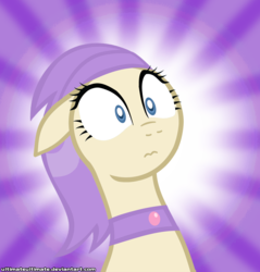 Size: 1000x1045 | Tagged: safe, artist:zantyarz, vera, g4, female, reaction image, solo, surprise face