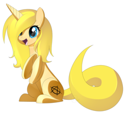 Size: 2629x2378 | Tagged: safe, artist:haydee, oc, oc only, pony, unicorn, anarchy, female, happy, mare, simple background, solo, transparent background