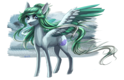 Size: 2173x1411 | Tagged: safe, artist:weird--fish, oc, oc only, oc:amaranthine sky, solo, spread wings