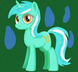 Size: 1871x1742 | Tagged: safe, artist:jbond, lyra heartstrings, pony, unicorn, g4, female, mare, solo, style emulation, vector