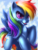 Size: 1024x1334 | Tagged: safe, artist:namele7, rainbow dash, g4, female, solo