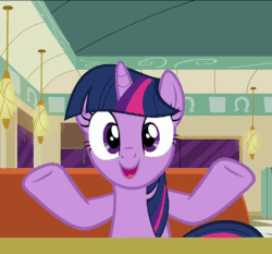 Size: 510x476 | Tagged: safe, screencap, twilight sparkle, alicorn, pony, season 6, the saddle row review, adorkable, animated, cheering, cute, dork, eyes closed, female, happy, loop, mare, open mouth, smiling, solo, twiabetes, twilight sparkle (alicorn)