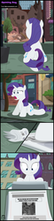 Size: 1694x6944 | Tagged: safe, artist:toxic-mario, rarity, g4, the saddle row review, bad end, comic, destroyed, high res
