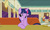 Size: 795x477 | Tagged: safe, screencap, beaude mane, joan pommelway, twilight sparkle, alicorn, earth pony, pony, g4, the saddle row review, background pony, cafe, discovery family logo, female, joan holloway, lidded eyes, male, mare, smuglight sparkle, stallion, twilight sparkle (alicorn)