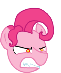 Size: 467x556 | Tagged: safe, artist:starryoak, pinkie pie, g4, bubble berry, rage, rule 63, simple background, solo, transparent background