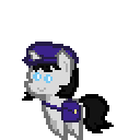 Size: 128x128 | Tagged: safe, alternate version, artist:pixelanon, oc, oc only, oc:joyride, pony, unicorn, colt quest, 8-bit, alternate color palette, child, cute, female, filly, foal, hat, horn, mailbag, mailmare, mailpony, pixel art, pointy ponies, postman's hat, postmare, simple background, solo, transparent background