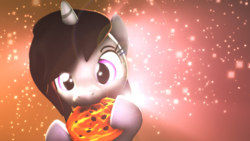 Size: 1920x1080 | Tagged: safe, artist:star-lightstarbright, oc, oc only, 3d, cookie, food, nom, solo