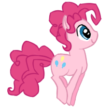 Size: 232x229 | Tagged: safe, artist:ak47smith, pinkie pie, g4, bubble berry, rule 63, simple background, solo, transparent background