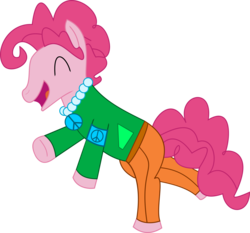 Size: 10800x10048 | Tagged: safe, artist:red-pear, pinkie pie, g4, absurd resolution, bubble berry, rule 63, simple background, solo, transparent background, vector