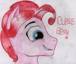 Size: 980x828 | Tagged: safe, artist:php37, pinkie pie, g4, bubble berry, rule 63, solo, traditional art