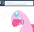 Size: 638x602 | Tagged: safe, artist:angelstar000, pinkie pie, g4, ask, bubble berry, dialogue, rule 63, solo, text, tumblr