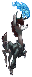 Size: 1024x2382 | Tagged: safe, artist:roark030, oc, oc only, oc:charmed fortune, deer pony, original species, male, solo