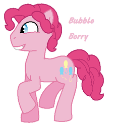 Size: 375x401 | Tagged: safe, artist:imtailsthefoxfan, pinkie pie, g4, bubble berry, rule 63, solo