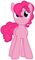 Size: 309x519 | Tagged: safe, artist:blackwater627, pinkie pie, g4, bubble berry, rule 63, simple background, solo, transparent background, vector