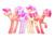 Size: 7000x5000 | Tagged: safe, artist:kurochhi, apple bloom, babs seed, scootaloo, sweetie belle, g4, absurd resolution, cutie mark, cutie mark crusaders, simple background, the cmc's cutie marks, transparent background