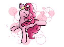 Size: 633x469 | Tagged: safe, artist:ak47smith, artist:london13ridges, pinkie pie, g4, active stretch, bubble berry, collaboration, rule 63, simple background, solo, transparent background