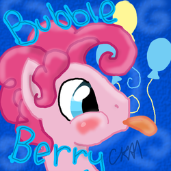 Size: 800x800 | Tagged: safe, artist:cometkittyartist1, pinkie pie, g4, bubble berry, rule 63, solo