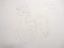 Size: 3264x2448 | Tagged: safe, artist:hinadany, pinkie pie, g4, bubble berry, high res, rule 63, sketch, solo, traditional art