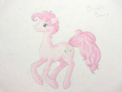 Size: 3264x2448 | Tagged: safe, artist:hinadany, pinkie pie, g4, bubble berry, rule 63, solo, traditional art