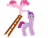 Size: 960x720 | Tagged: safe, artist:charliethepuppie, pinkie pie, g4, bubble berry, bubblini davinci berry, duality, ladder, pinkamena diane pie, rule 63, simple background, solo, transparent background